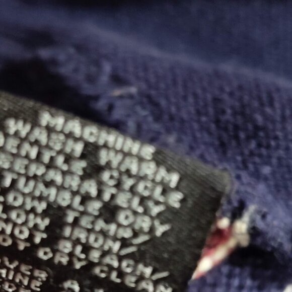 Staple Pigeon Brand 2 X Burgundy and Blue Button Down Cardigan 100% Cotton 2 XL - Picture 10 of 10